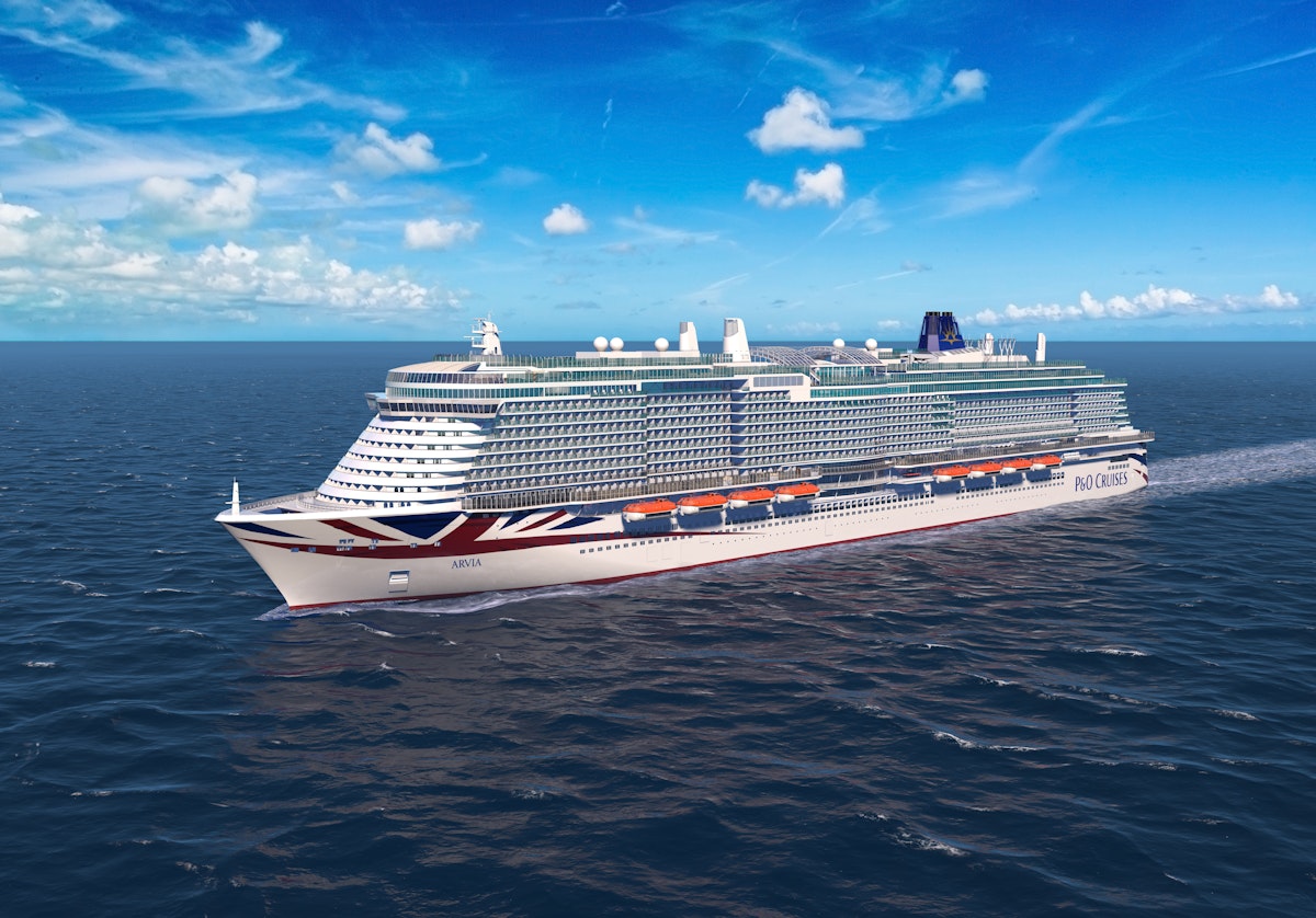 P&O Cruises Arvia 2022 & 2023 Seascanner.co.uk